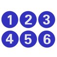 thumbnail image 1 of Aspire Acrylic Locker Number Signs 61-100, Door Sign with Self-adhesive Tape Blue, 1 of 6