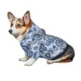 thumbnail image 7 of Disketp Blue Paisley Pattern Vintage Dog Hoodie Dog Clothes with Hat, Pet Winter Clothes Warm Hoodies Coat for Small Dogs-Medium, 7 of 7