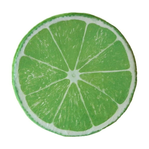 1 Pcs Round Throw Pillow Soft Circle Seating Lime Pillow Floor Cushion Natural Wood Cushion 3D Digital Printing Decor for Bedroom Living Room