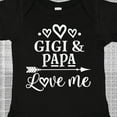 thumbnail image 4 of Inktastic Gigi and Papa Love Me Boys or Girls Baby Bodysuit, 4 of 5