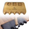 thumbnail image 1 of DYNWAVECA Pool Stick Holder for Table Rest Lightweight Storage Wooden Stand Cue Stick Claw Rack for Club and Game Room Community Center Bar 4 Cue 9cmx15.5cm, 1 of 10