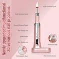 thumbnail image 6 of Aorsher Electric Nail Drill Cordless，Portable Rechargeable Nail Filel Kit，for Acrylic & Gel Nails, 15000RPM Adjustable Speeds, Professional Efile for Manicure Pedicure Polishing, 6 of 17