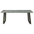 thumbnail image 3 of ACME Table de Salle à Manger Rectangulaire en Aluminium Kaylia, 3 of 6