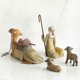 thumbnail image 4 of Willow Hand-painted Sculpture Figures, Nativity Set Shepherds and Stable Animals, 4-Pack Holiday Decorations, 4 of 5