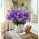 thumbnail image 3 of Ramo de glicinias artificiales, plástico/seda, realista, para decoración de hogar/boda, 3 of 4