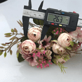 thumbnail image 4 of Arreglo de flores de rosas artificiales, ramo de seda para fiestas en la oficina en casa, decoración nupcial y de bodas, 4 of 6