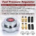 thumbnail image 2 of Universal Manual Adjustable Fuel Pressure Regulator Kit for Carburetor Engine UK, 2 of 5