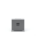 thumbnail image 3 of Water Creation Elizabeth 36" Wood Single Bathroom Vanity in Gray and Bronze, 3 of 7