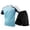v#3Light Blue8, variant on Men Outfit Sets Color Block Loose Fit Short Sleeve Crew Neck Ice Silk and Elastic Waist Knee Length With Adjustable Tie For Summer Everyday Wear Stylish Tracksuit,Dark Blue,Xxxl