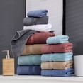 thumbnail image 3 of Joernso 3Pcs/Set Bath Towel Set Thick Foldable Cotton Highly Absorbent Hand Towel Hotel Accessories, 3 of 8