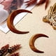 thumbnail image 4 of Horquilla para el pelo con forma de medialuna inspirada en la luna etérea: una horquilla de madera hecha a mano para un look atemporal, 4 of 6