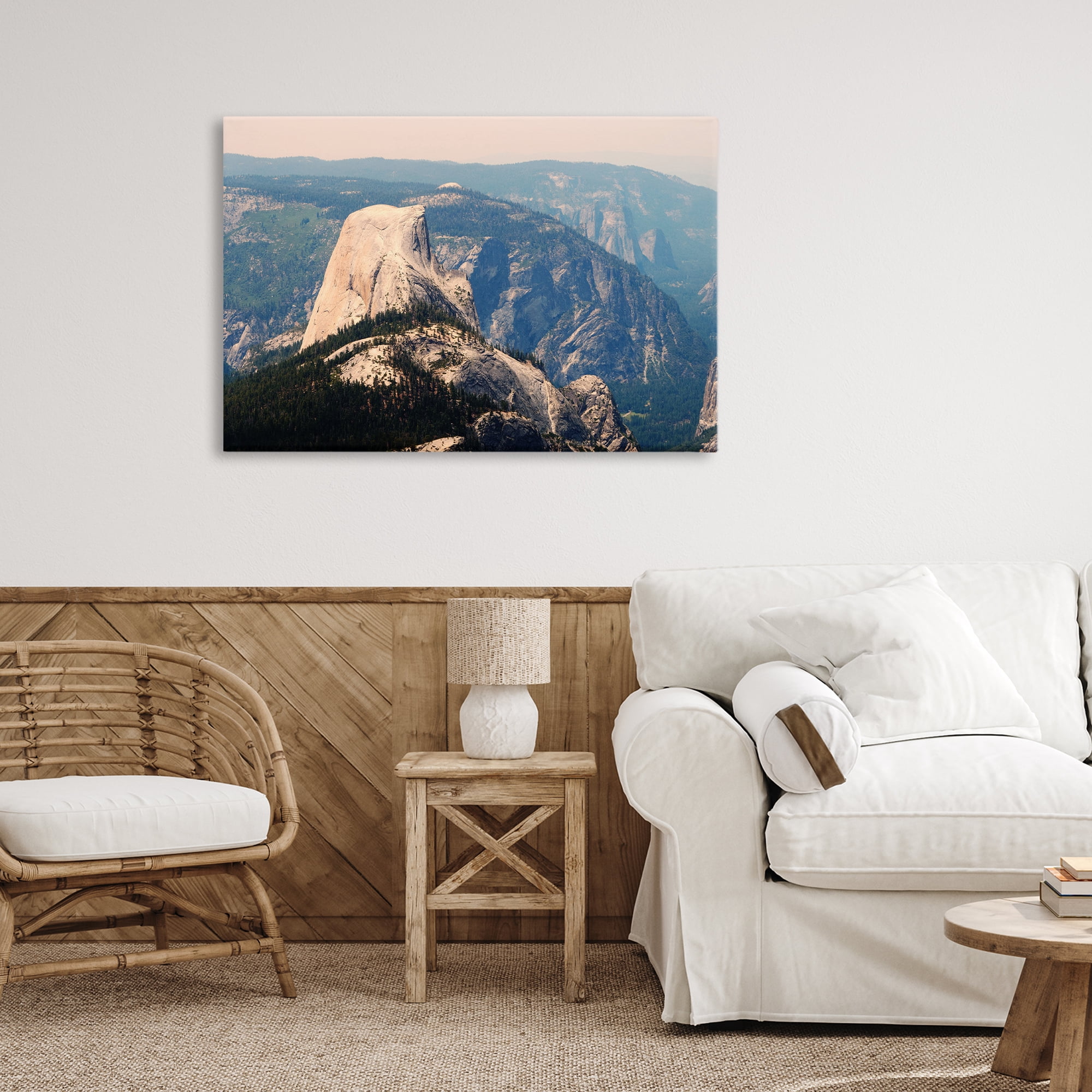Stupell Industries Granite Monolith Above Forest Canvas Wall Art, design by Gemma Bardot