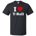 thumbnail image 1 of I Love T-Ball T shirt I Heart T-Ball Tee Gift, 1 of 2