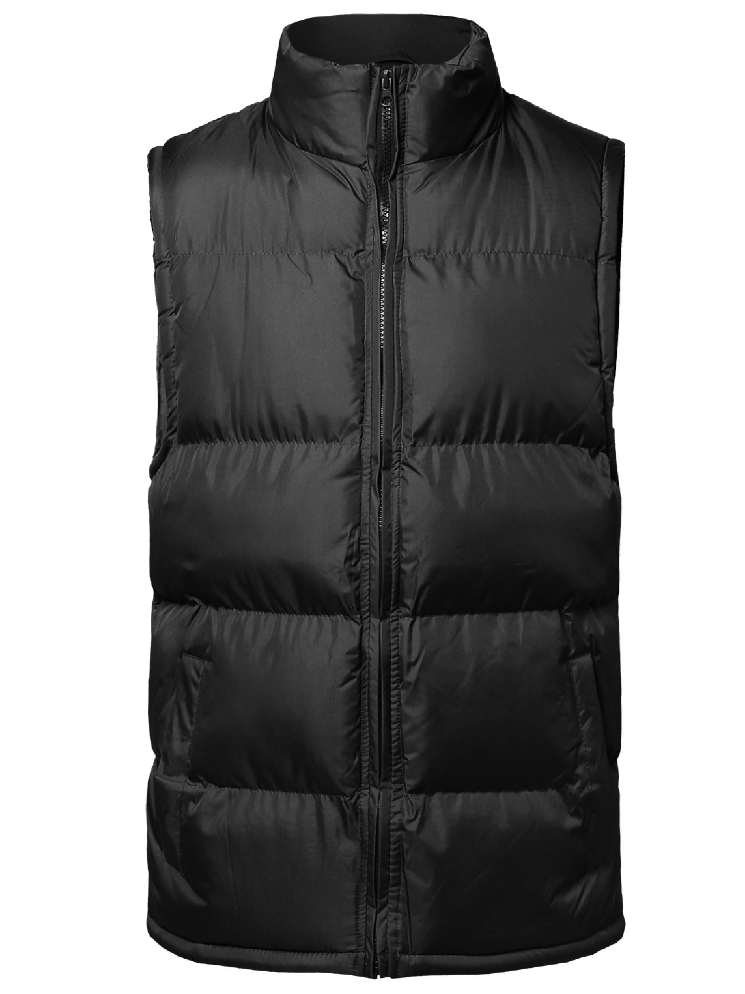 FashionOutfit Men's Solid ZipUp Vest
