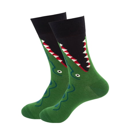 

Zedker Mens Socks Women Mens Unisex Gifts Printed Casual Winter Warm Cotton Socks Knit Soft Long Socks Clearance