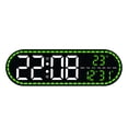 thumbnail image 2 of Reloj despertador digital con pantalla de temperatura, moderno y minimalista, LED, de pared, electrónico, para oficina, escritorio, dormitorio, sala Luz verde, 2 of 6