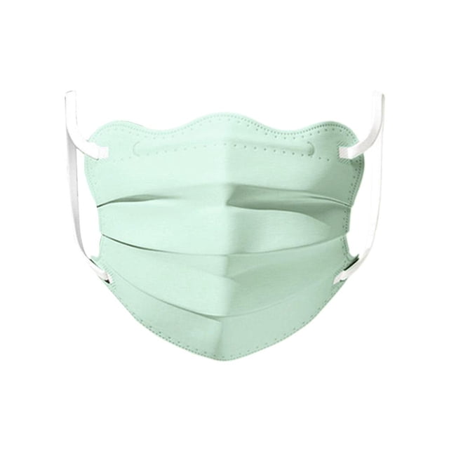 Face Masks 10 PCS - 3-Ply Disposable Face Masks for Adults, Breathable Protection with Soft Ear Loops, Individually Wrapped, Lightweight Dust Protection