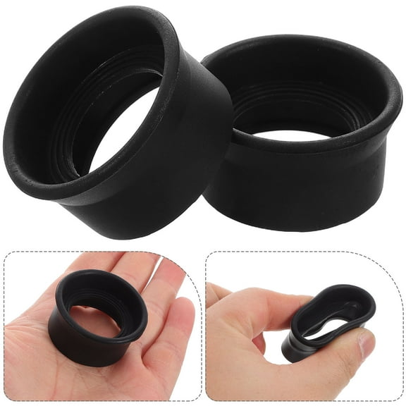 LEORX 2Pcs Binocular Eye Cups Replacement Rubber Eye Protection for Microscope and Binoculars