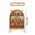 thumbnail image 3 of Books Read This Year Counter, Wooden Books Reading Tracker Sign, Retro Wooden Reading Chronograph Timer, Elegant Gift for Book Lovers Brown 7.87 Inch (1Pcs), 3 of 7