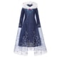 thumbnail image 1 of Vestidos de Elsa para niñas, ropa de Cosplay para niños, Vestido de princesa Anna, Vestido de reina de la nieve, Disfraces para niños, fiesta de cumpleaños, Rapunzel Fivean unisex, 1 of 2