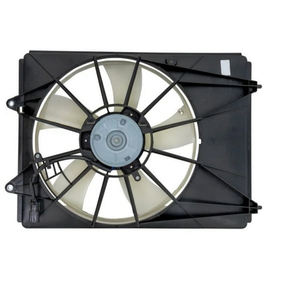 For Honda Pilot 2016-2022 A/C Condenser Fan Assembly Passenger Side | Single Fan | Sport Hybrid | Replacement For AC3113115 | 386165J6A01, 386155J6A01