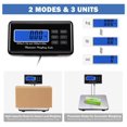 thumbnail image 2 of 660lbs LCD Digital Scale Postal Scale Platform 300kg Capacity Stainless Steel Platform Scale for Shipping Package, 2 of 8