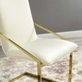 thumbnail image 7 of Pitch Performance Velvet Dining ArmchairGold Ivory, 7 of 7