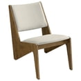 thumbnail image 6 of Modway Rylina Vegan Leather Accent ChairsSet of 2 in Weathered Oak Stone, 6 of 10