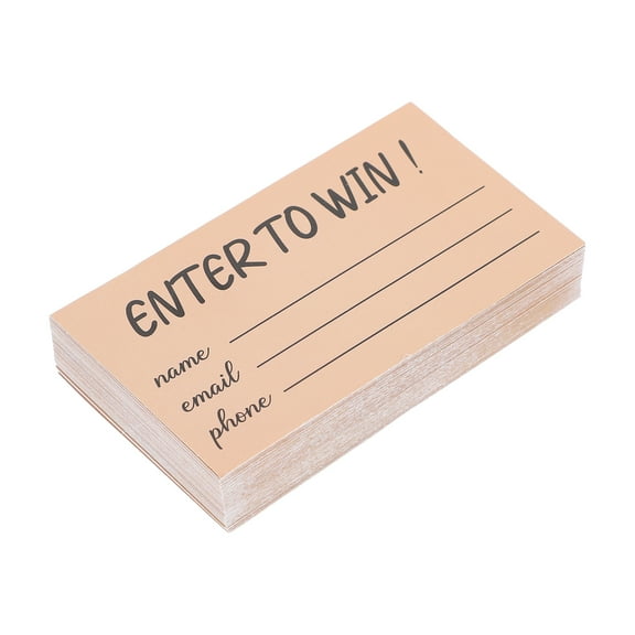 unbranded 300 Pcs Raffle Ticket Card Voting Blank Cards Raffles