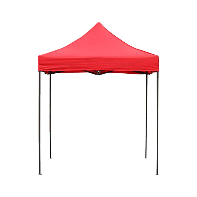 koolsoo Tente Auvent Tente de Camping Gazebo Portable Imperméable Carré Abri Polyvalent pour Barbecue Plage Repas en Plein Air Rouge