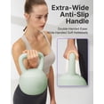 thumbnail image 4 of YOTTOY 10 lb Soft Kettlebell — Green, Anti-Slip Grip,Weight for Home Workouts,Safety Guaranteed, 4 of 8