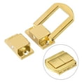 thumbnail image 4 of Uxcell Toggle Latch, 31mm Golden Decorative Hasp Box Catch w Screws 2Pcs, 4 of 6