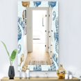 thumbnail image 4 of DESIGN ART Designart 'Costal Creatures 17' Traditional Mirror - Vanity Printed Mirror 23.7 in. wide x 31.5 in. high, 4 of 5