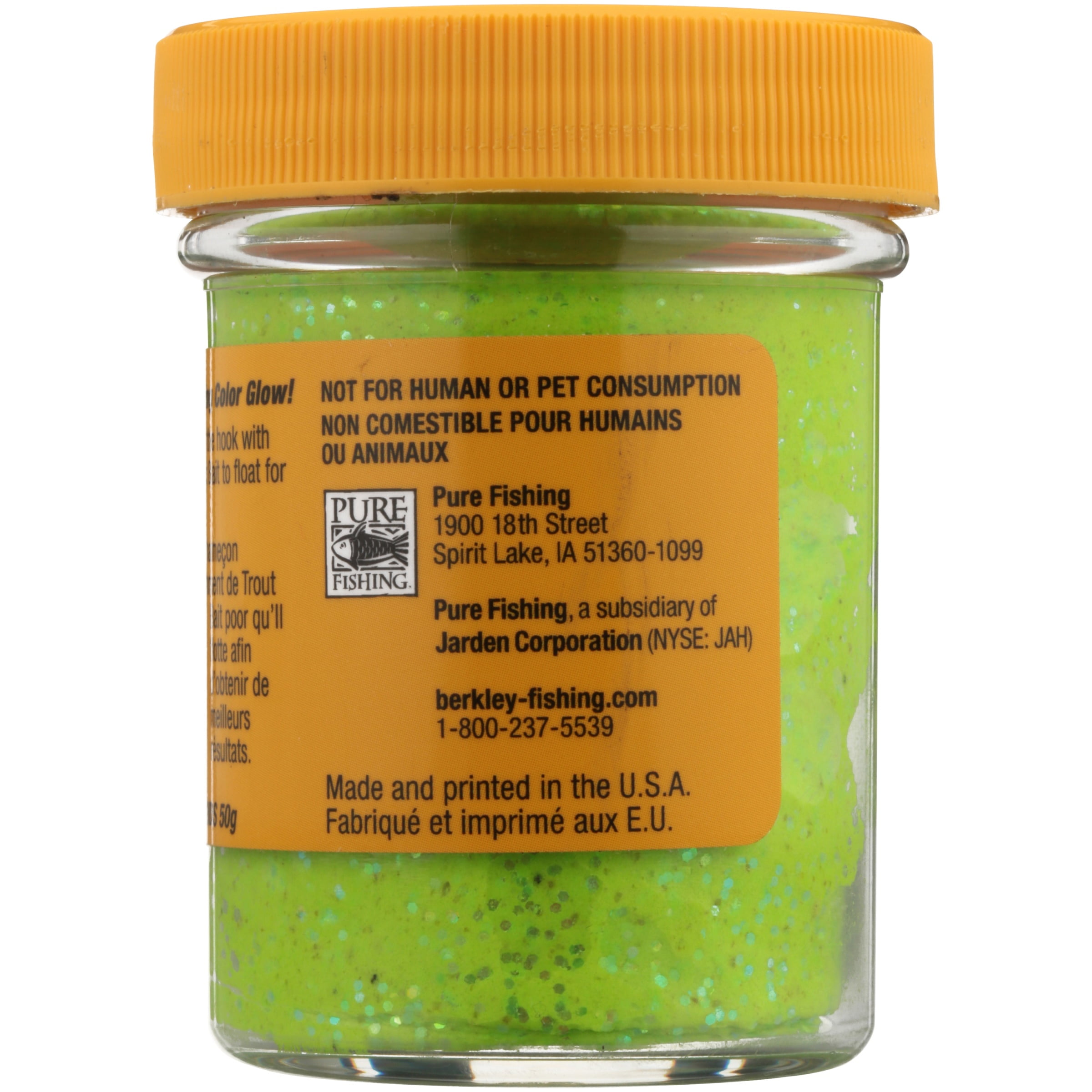 (2 pack) Berkley Power Bait Glitter Chroma-Glow Dough Fishing Dough Bait
