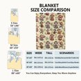 thumbnail image 3 of Monkey and Banana Blanket,Fun Cartoon Jungle Theme Throw Blankets,Birthday Gifts for Kids & Animal Lovers,Lightweight Soft Fleece,for Picnic Sofa Couch Bed Room Travel,Modern Decor,40x50in, 3 of 6