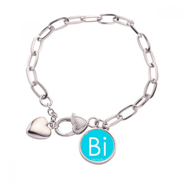 Pulsera de cadena de corazón Unbranded de bismuto bi joyería encanto moda