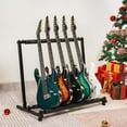 thumbnail image 6 of AODSK 5 Multi Guitar Stand Rack with Folding Design,Multiple Guitars Stand,Portable Black Guitar Holder,Black Guitar Display Holder for Guitar & Bass,Studio & Home (Square-5 Holder), 6 of 8