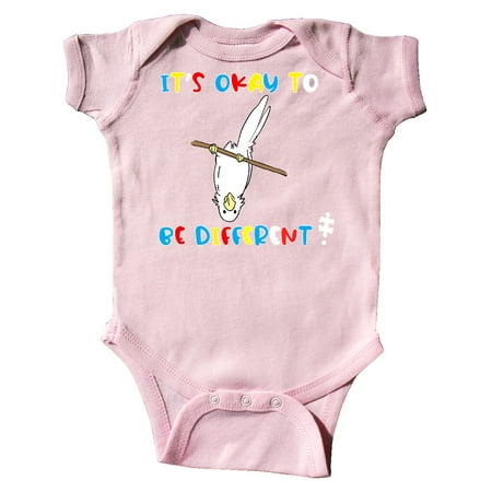 

Inktastic Autism Awareness It s Okay to be Different Silly Bird Gift Baby Boy or Baby Girl Bodysuit