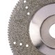 thumbnail image 2 of 100mm 4" Inch Diamond Coated Grinding Polishing Grind Disc Saw Bit 16mm Inner Diameter Rotary Wheel Grit For Angle Grinder, 2 of 4