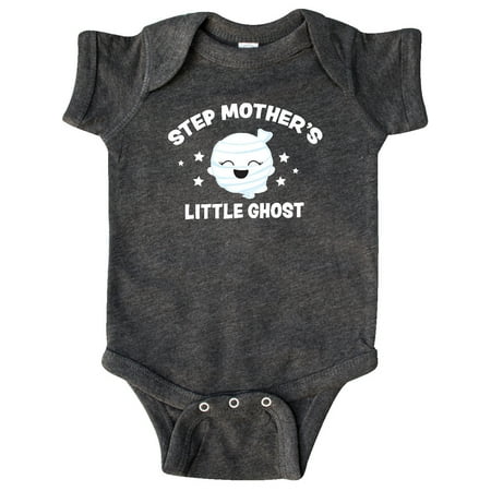

Inktastic Cute Step Mother s Little Ghost with Stars Gift Baby Girl Bodysuit