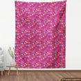 thumbnail image 4 of Ambesonne Dessert Fabric by the Yard Upholstery, Colorful Candies Cartoon, 10 Yards, Magenta and Multicolor, 4 of 5