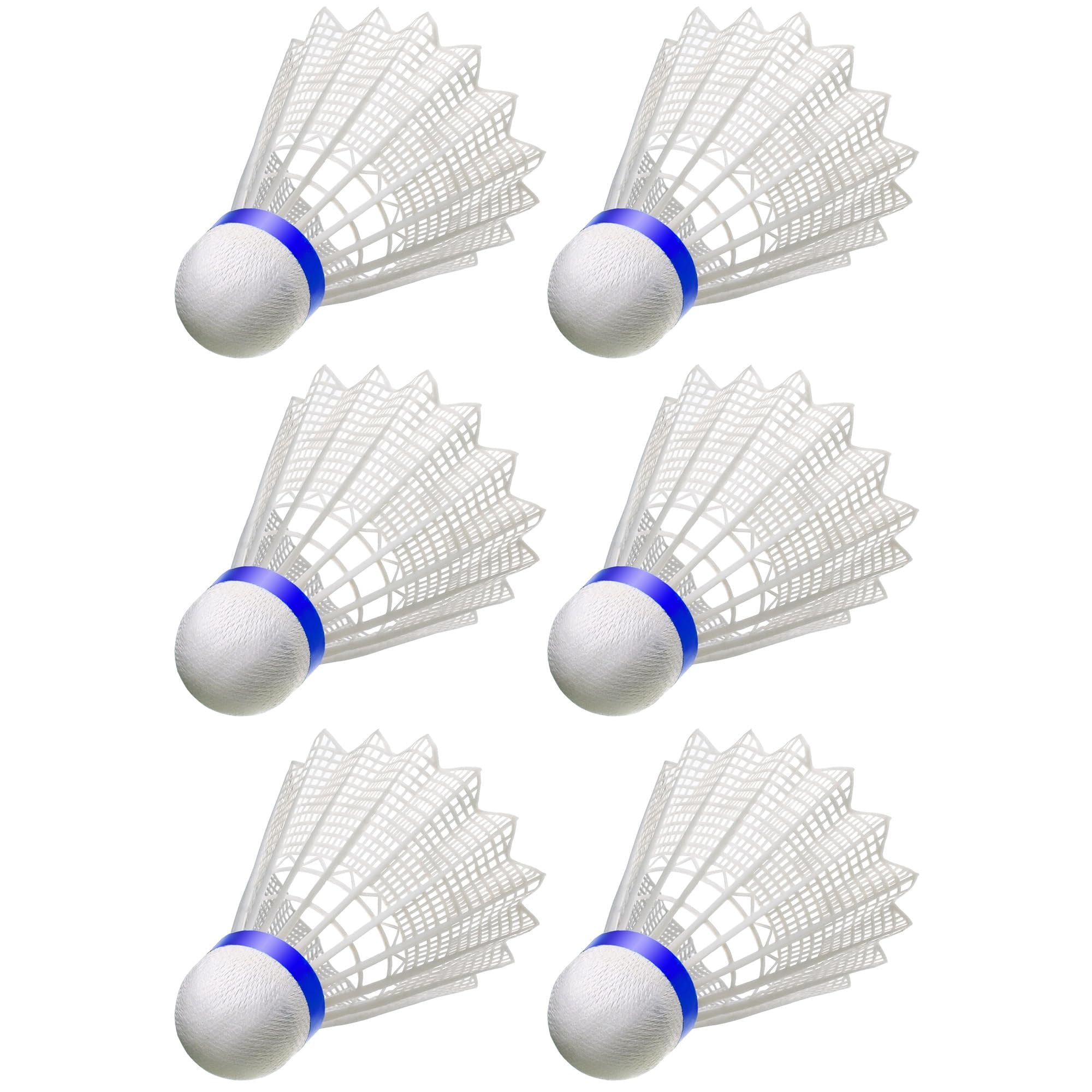 Cannon Sports Badminton Racket Set Includes 2 Racquets, 6 Shuttlecocks, Carry Bag Perfect for Backyard, Beach, Park Play (White)