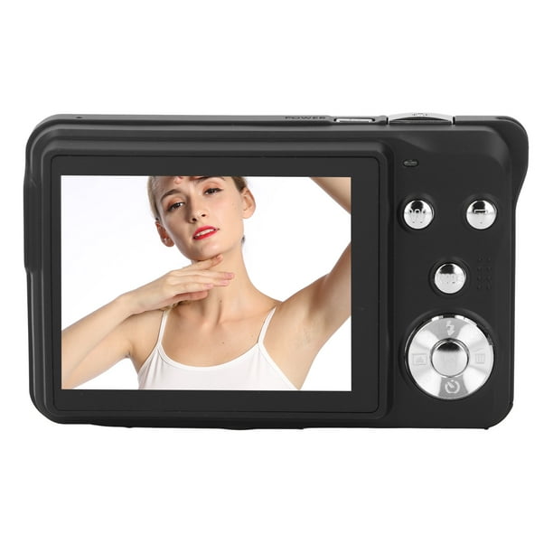 Cámara Digital, 18x Zoom de Zoom Digital Cámara Compacta 2.8 Pulgadas de Pantalla 4K Grabación de Video Enfoque Autico Portátil de 64 MP Cable USB para viajar para viajar