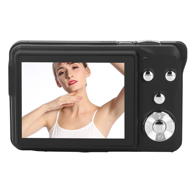 Cámara Digital, 18x Zoom de Zoom Digital Cámara Compacta 2.8 Pulgadas de Pantalla 4K Grabación de Video Enfoque Autico Portátil de 64 MP Cable USB para viajar para viajar