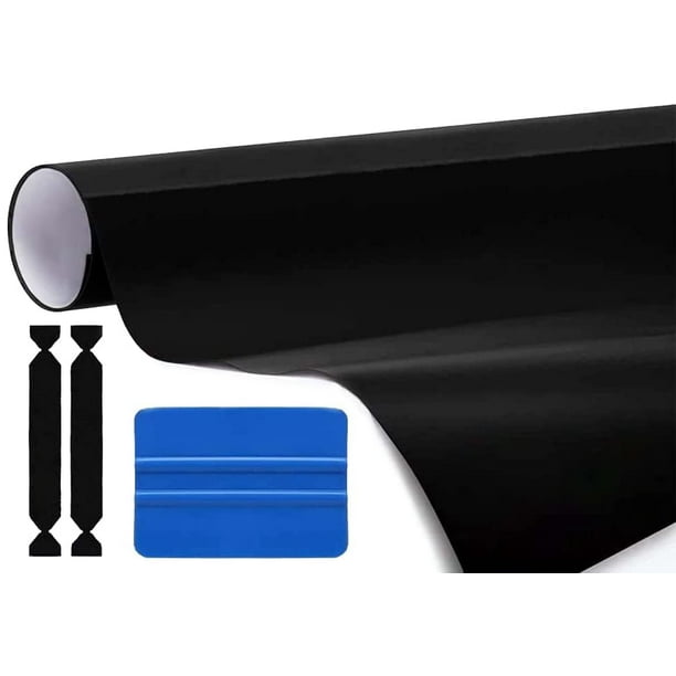 Vinil para Envoltorio de Autos 3M 1080 Negro Brillante 30 cm x 150 cm con Kit de Herramientas