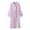 Purple, variant on qolati Plush Fleece Hooded Bathrobe for Men Women Full Length Soft Flannel Warm Winter Robes Solid Color Spa Bath Robe Nightgowns with Pockets