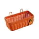 thumbnail image 5 of Cesta tejida organizadora de almacenamiento, cesta decorativa para colgar en la pared, cesta para plantas de jardín, decoración de pared para sala de Naranja L, 5 of 8