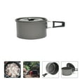 thumbnail image 1 of UPGRATOR 1 Set Outdoor Cooking Utensils Aluminum Black High Temperature for Travelers, 1 of 8