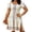 A15 White, variant on Mifsaly Boho Dresses for Women Plus Size Scoop Neck Short Sleeve Summer Dress Side Split Geometric Print Lightweight Beach Vacation Sundresses XXXL