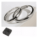 thumbnail image 2 of Anillo De Pareja Promesa Liso No Despinta Plata Mujer Hombre Xtellar plateado, 2 of 4